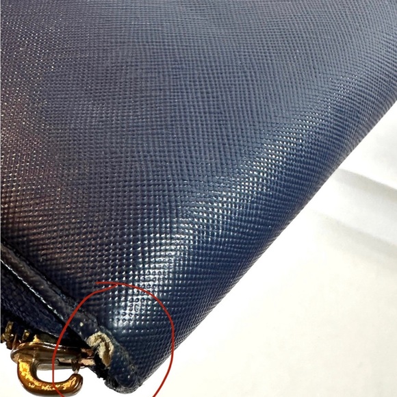 Tory Burch Navy full size wallet - Picture 11 of 12